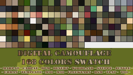 Digital Camouflage Swatch