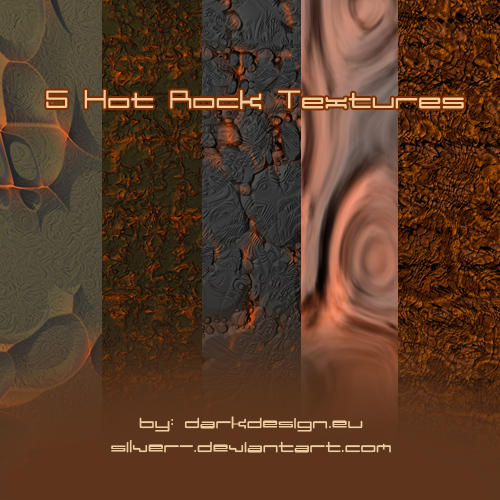 Texture Set 05'Hot Rock' by silver- on DeviantArt
