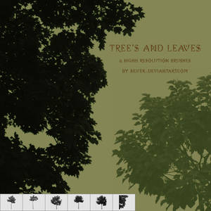 Tree's and Leaves Brushes