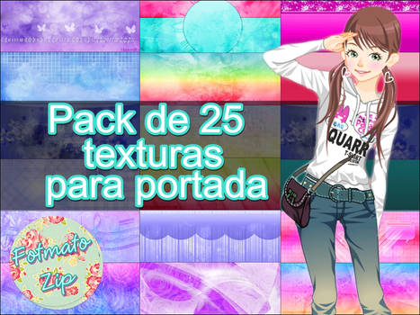 Pack de 25 Texturas para portada.