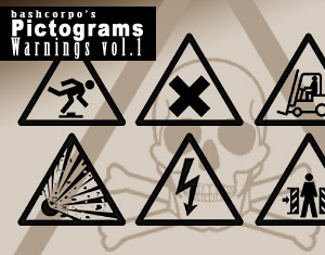 Pictogram warnings - Vol.1