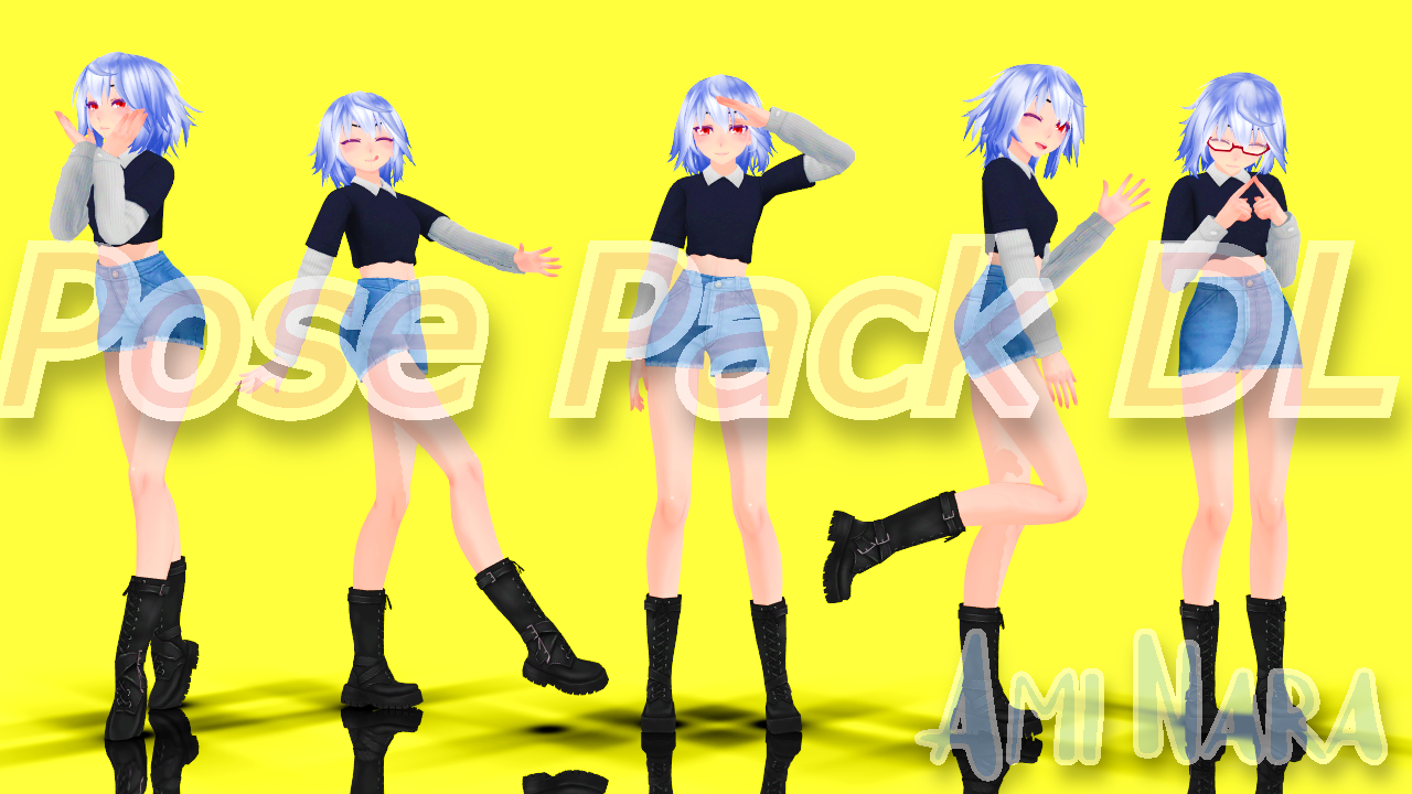 Pose Pack by Ami Nara 5 by Amyareader on DeviantArt