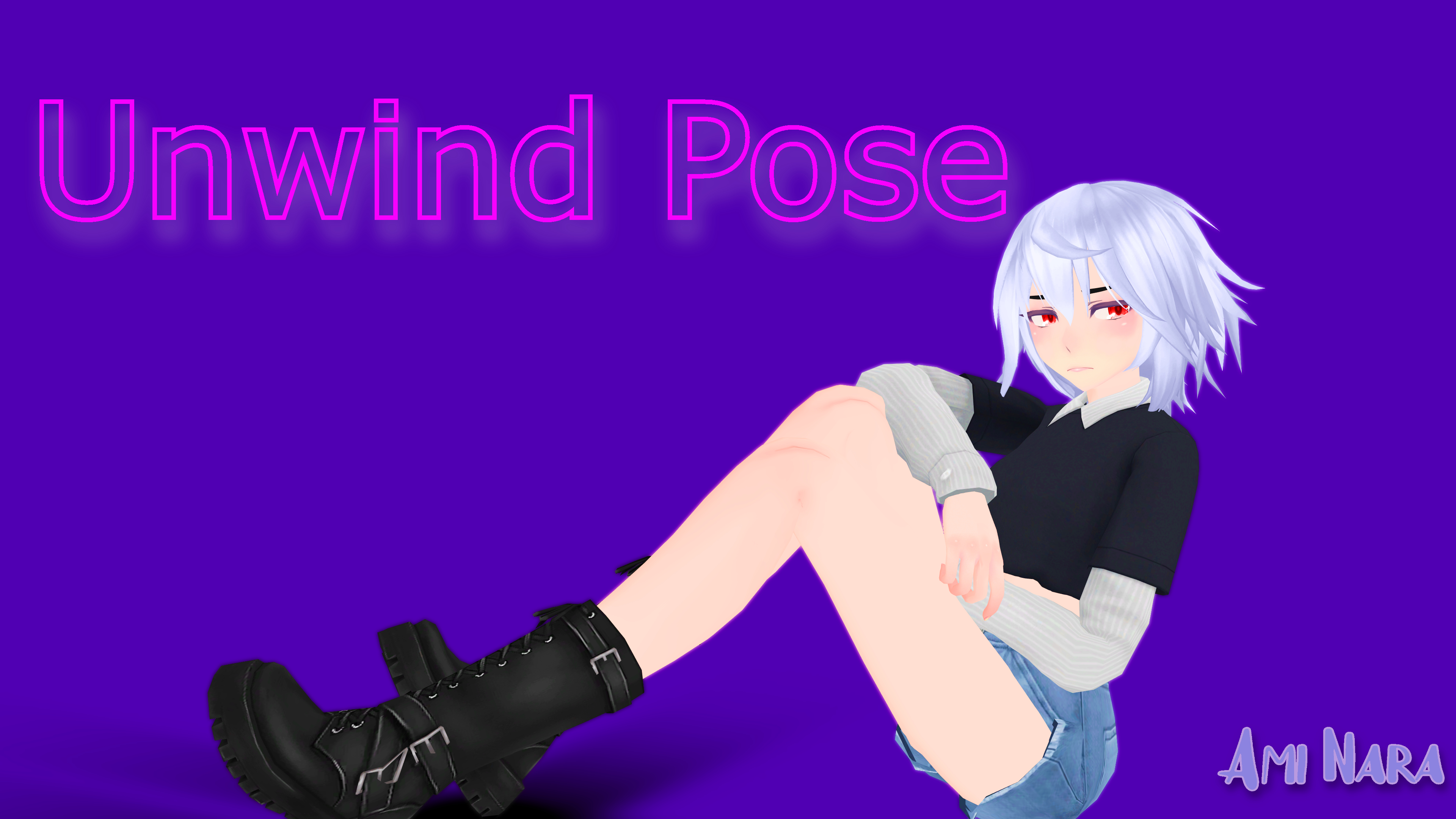 Unwind Pose by Ami Nara by Amyareader on DeviantArt