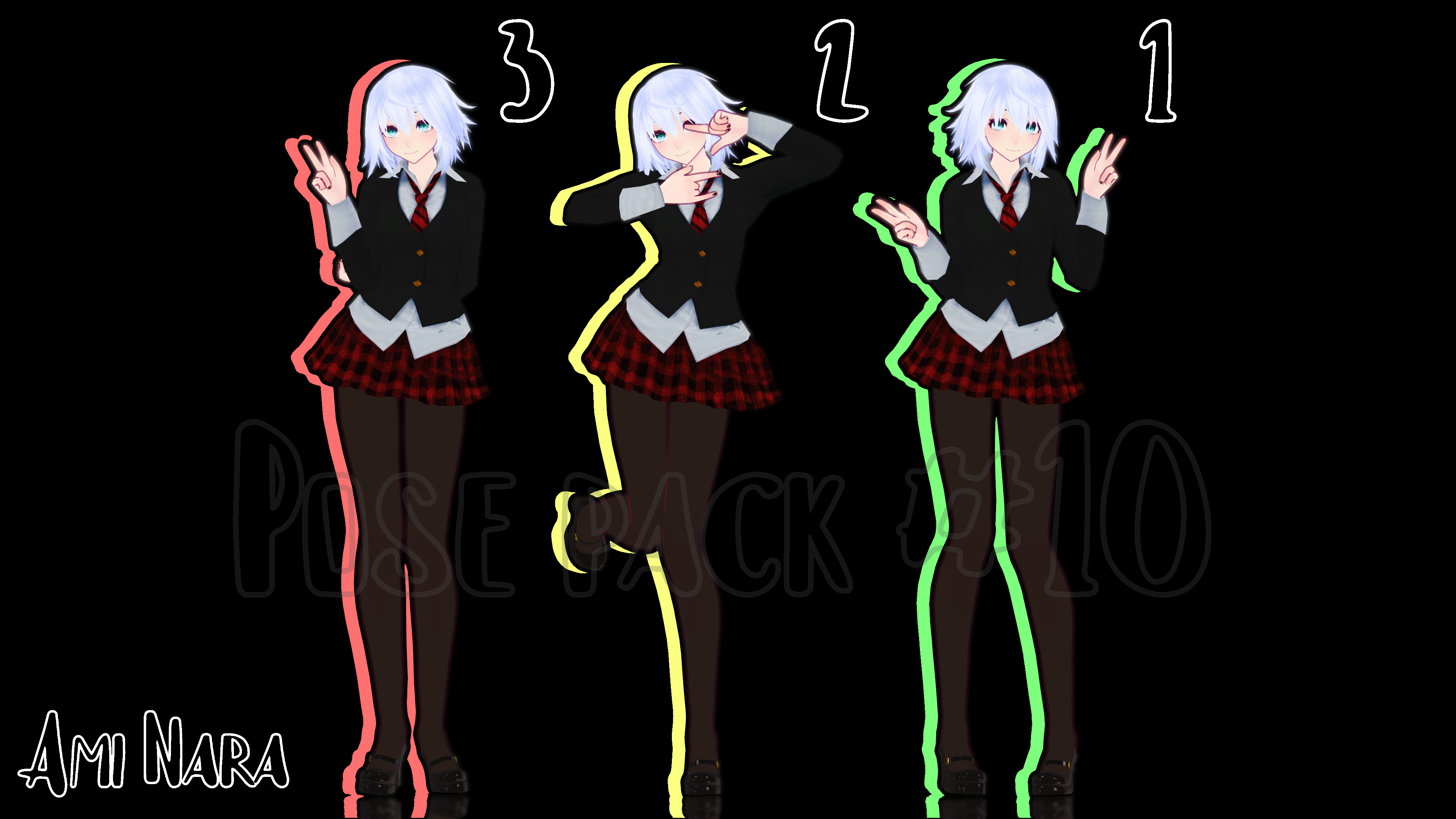 [Download] Pose Pack by Ami Nara #10 by Amyareader on DeviantArt