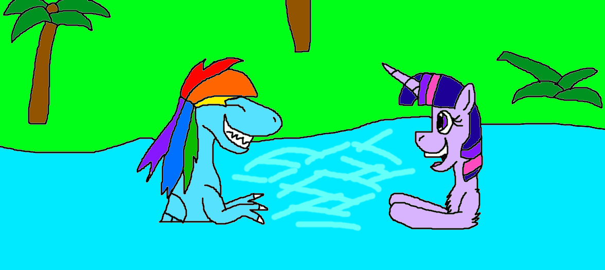 Twilight Kong and Rainbow Dash splash fight by Devon13168 on DeviantArt