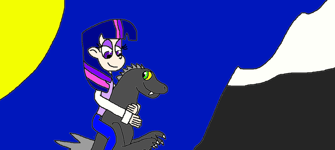 Twilight Sparkle and Godzilla: A Piggyback Night! by Devon13168 on ...