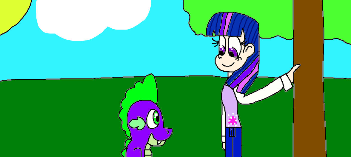 Twilight Sparkle and Spike by Devon13168 on DeviantArt