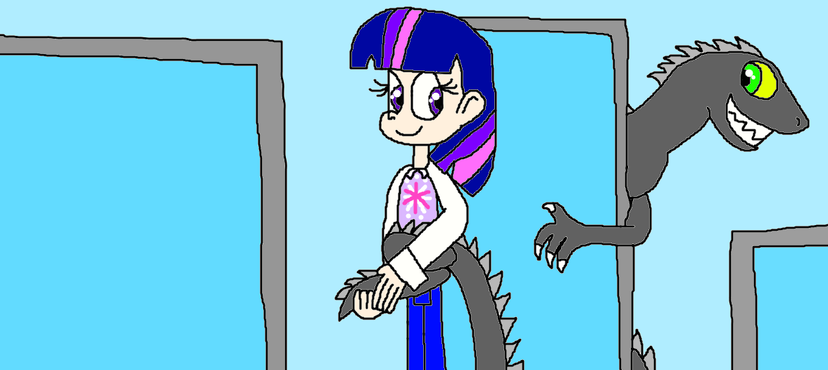Twilight Sparkle and Godzilla: A Love Tag! by Devon13168 on DeviantArt
