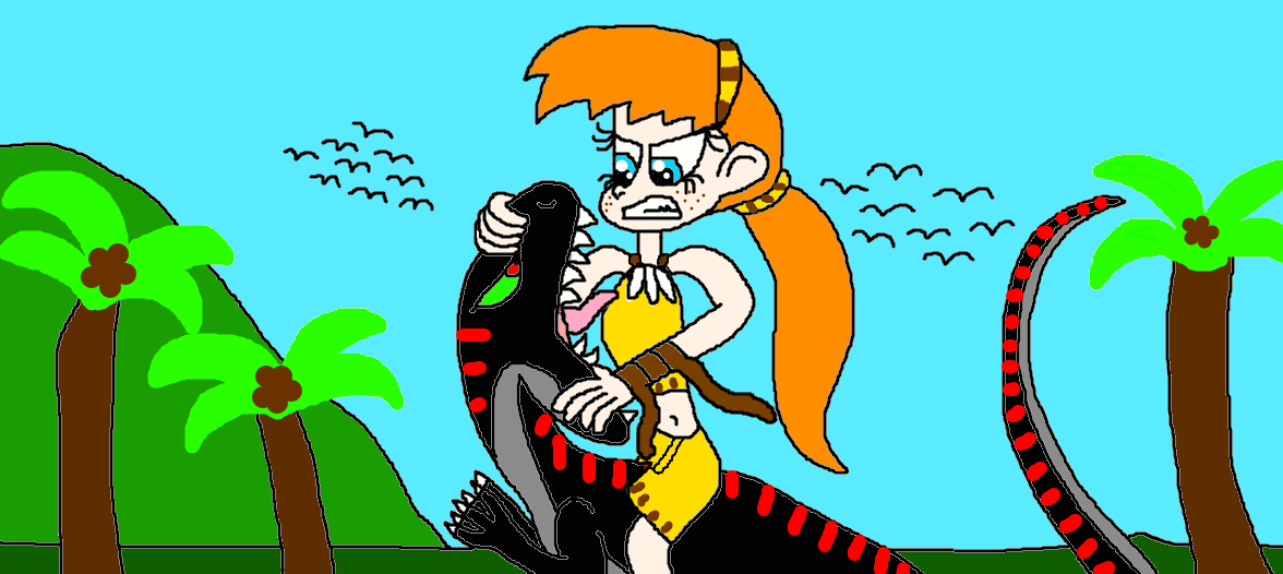 April O'Kon vs Tyrannosombra-Rex by Devon13168 on DeviantArt