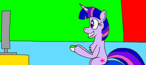 Twilight Sparkle Is Playing Her Video Games!