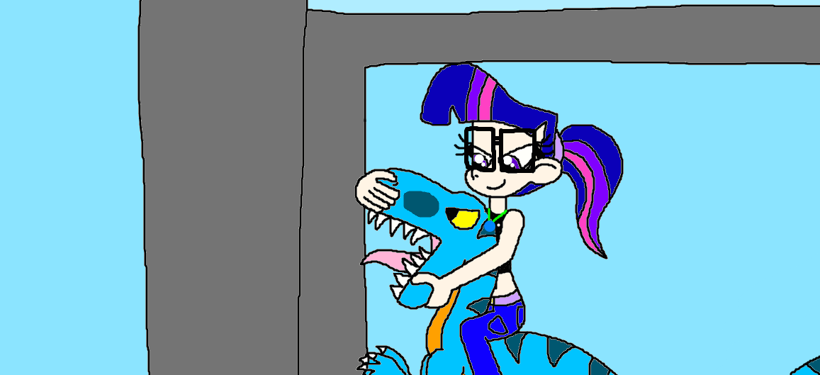 Twilight Sparkle vs. V-Rex by Devon13168 on DeviantArt