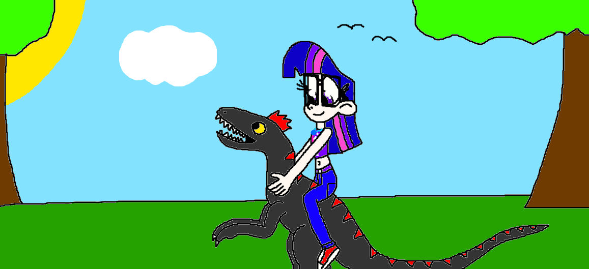 A Kid And A Dinosaur's Friendship! by Devon13168 on DeviantArt
