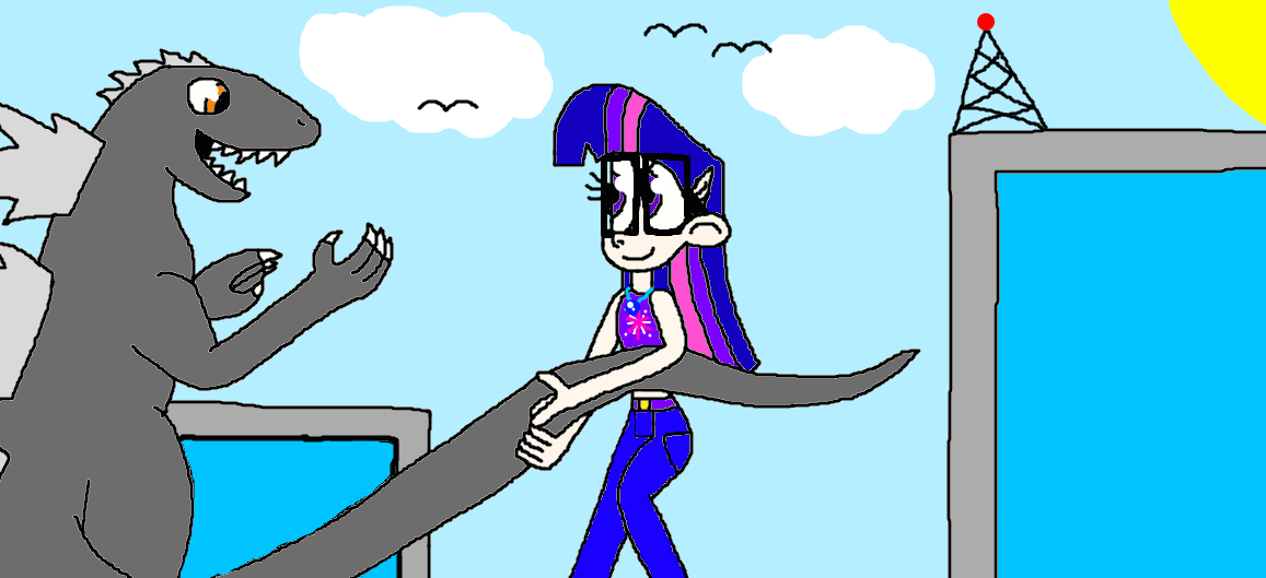 Twilight Sparkle vs. Godzilla by Devon13168 on DeviantArt