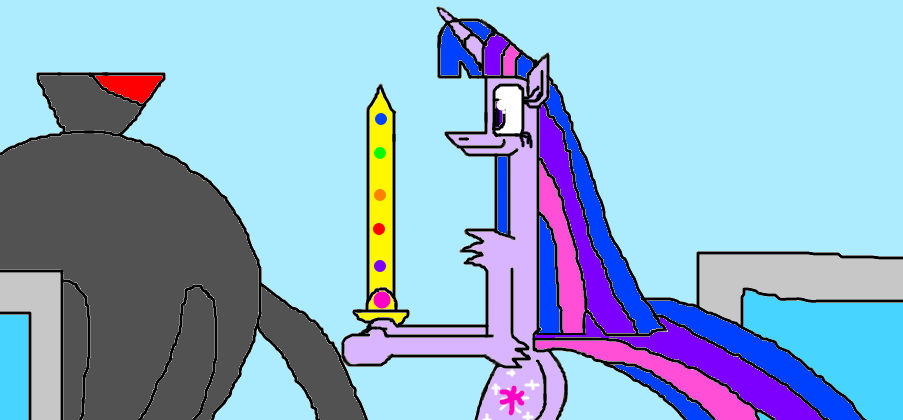 Twilight Sparkle vs. Omnidroid by Devon13168 on DeviantArt