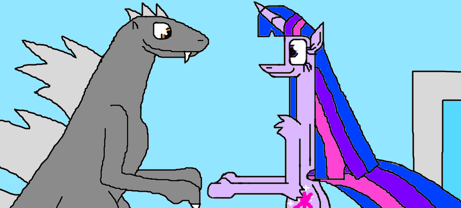 Twilight Sparkle vs. Godzilla by Devon13168 on DeviantArt