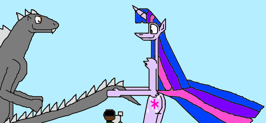 Twilight Sparkle vs. Godzilla by Devon13168 on DeviantArt