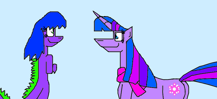 Twilight Sparkle And Spiky by Devon13168 on DeviantArt