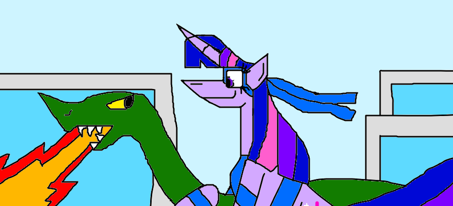 Twilight Sparkle vs. Zamgone by Devon13168 on DeviantArt