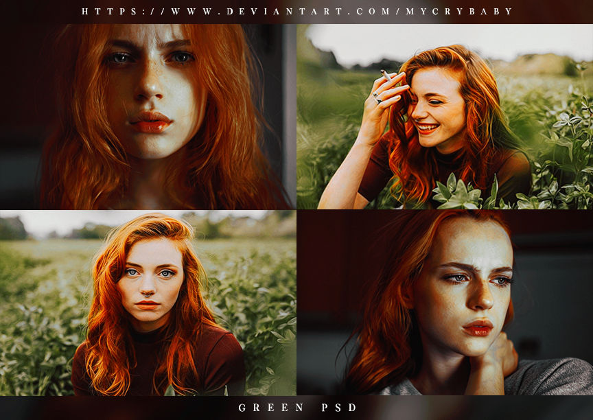Green - PSD Coloring by MYCRYBABY on DeviantArt