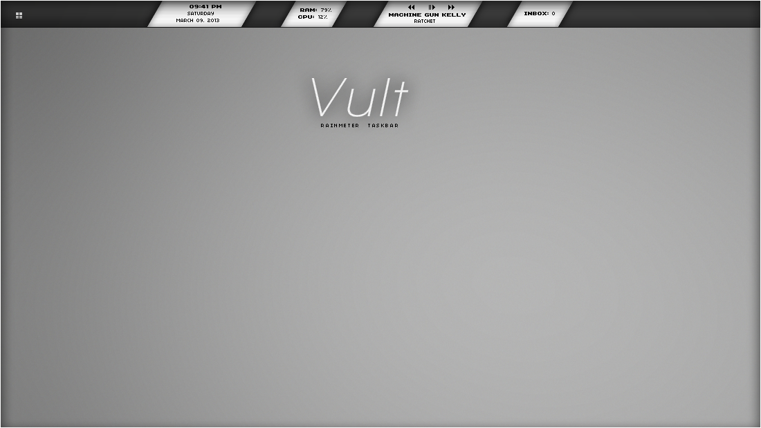 Vult 1.0 Suite. [Rainmeter Skin]