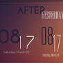 After Yesterday. [Rainmeter Skin]