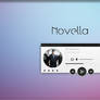 Novella 1.1 Music Player. [Rainmeter Skin]