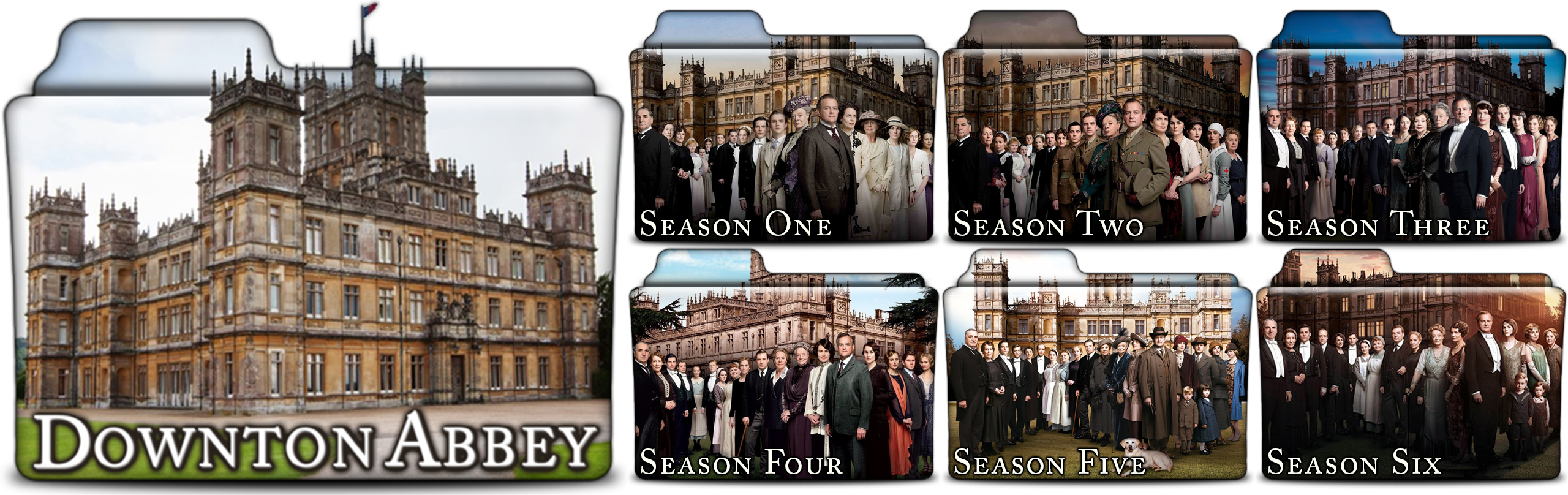 Downton Abbey TV Show Folders in PNG and ICO by vikkipoe24 on DeviantArt