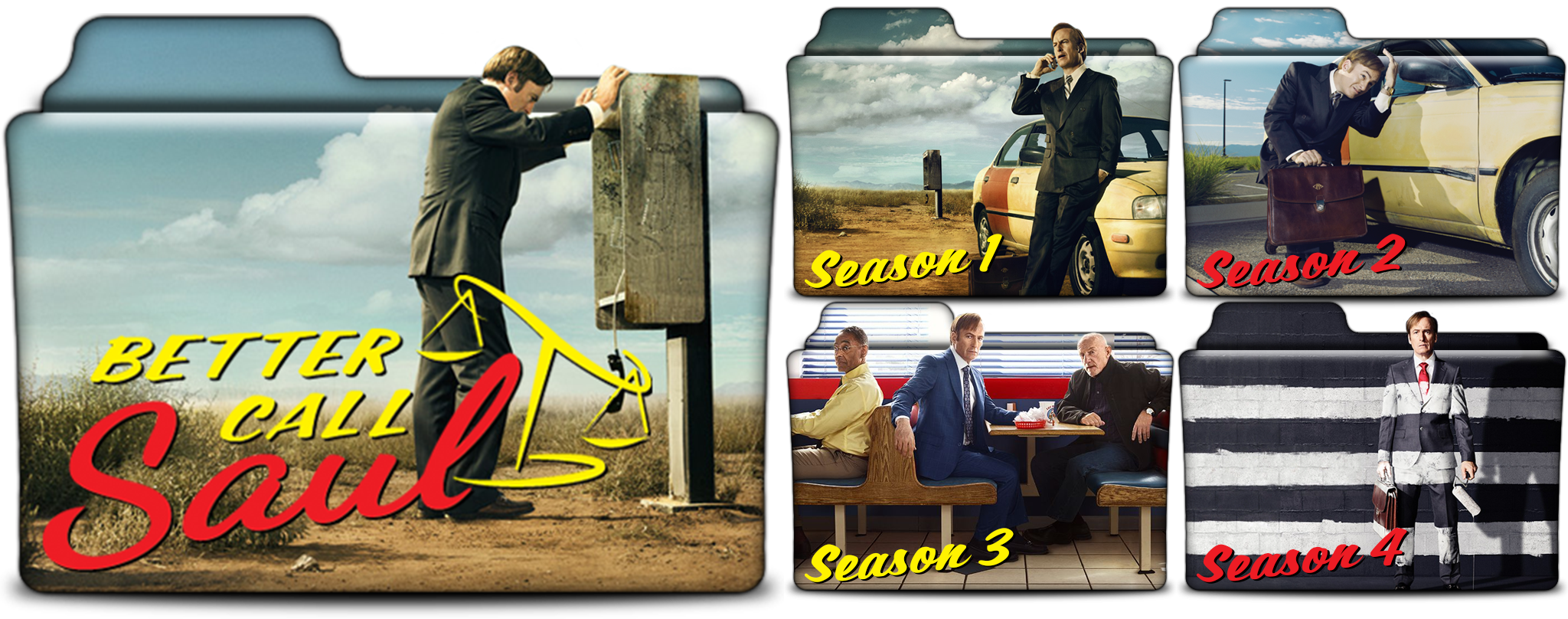 Better Call Saul Tv Show Folders In Png And Ico By Vikkipoe24 On Deviantart