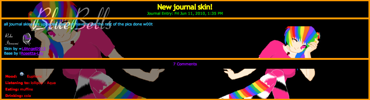 BlueBells Journal Skin