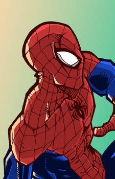 Spider-Man Digitally Colored