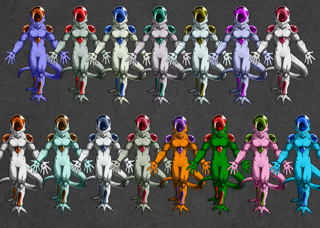 Recolors Frieza (All DBFZ Colors) by squanuu on DeviantArt