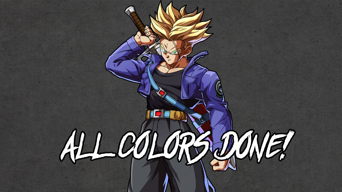Recolors Trunks (All DBFZ Colors) by squanuu on DeviantArt