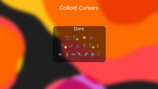 Colloid cursors Dark