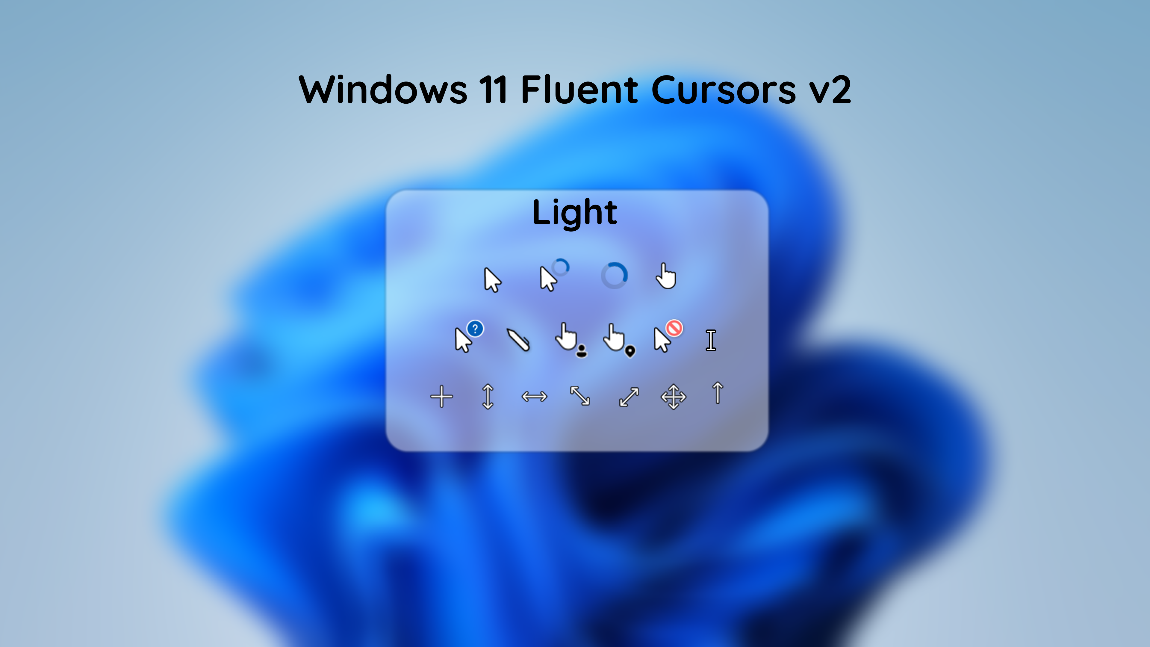 Windows 11 Fluent Cursors v2 Light by Arteffect10520 on DeviantArt