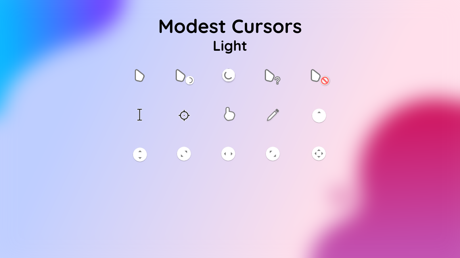 Windows 11 Fluent Cursors v2 Light by Arteffect10520 on DeviantArt