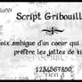 Script Gribouillon