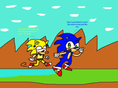 A stroll of siblings (Sonic The Hedgehog)