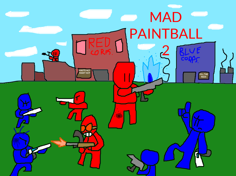 Mad Paintball Characters