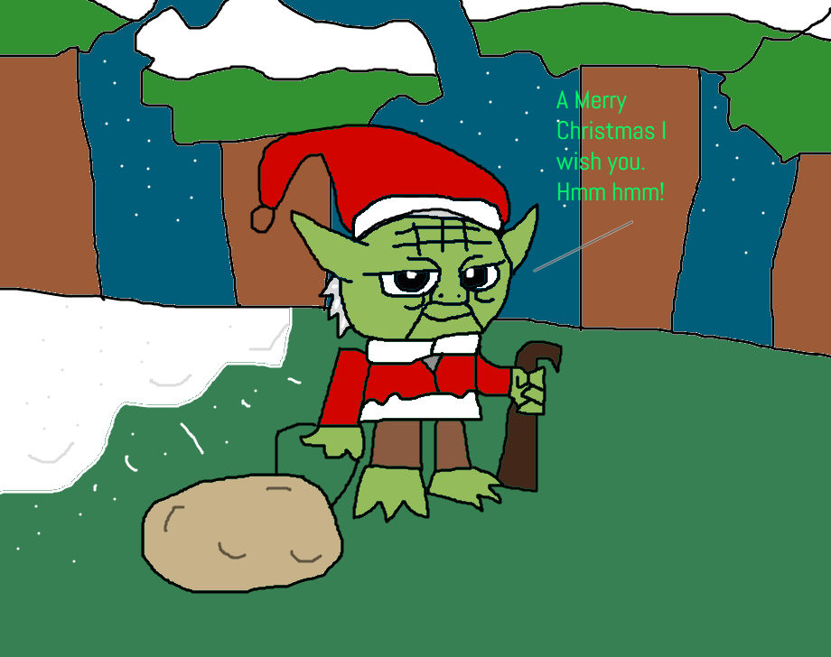 Santa Yoda by illcitvirus115 on DeviantArt