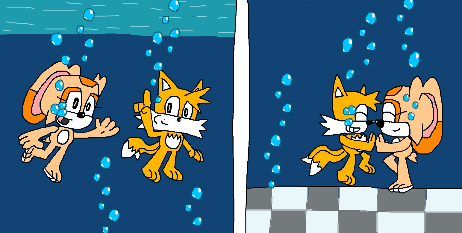 Pool Fun (Sonic The Hedgehog) by illcitvirus115 on DeviantArt