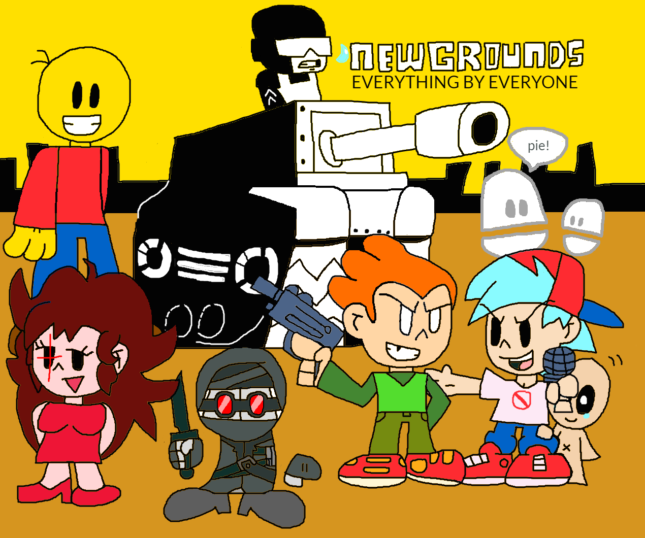 Friday Night Funkin': 2nd itch.io Anniversary by OfficialOacusNG on  Newgrounds