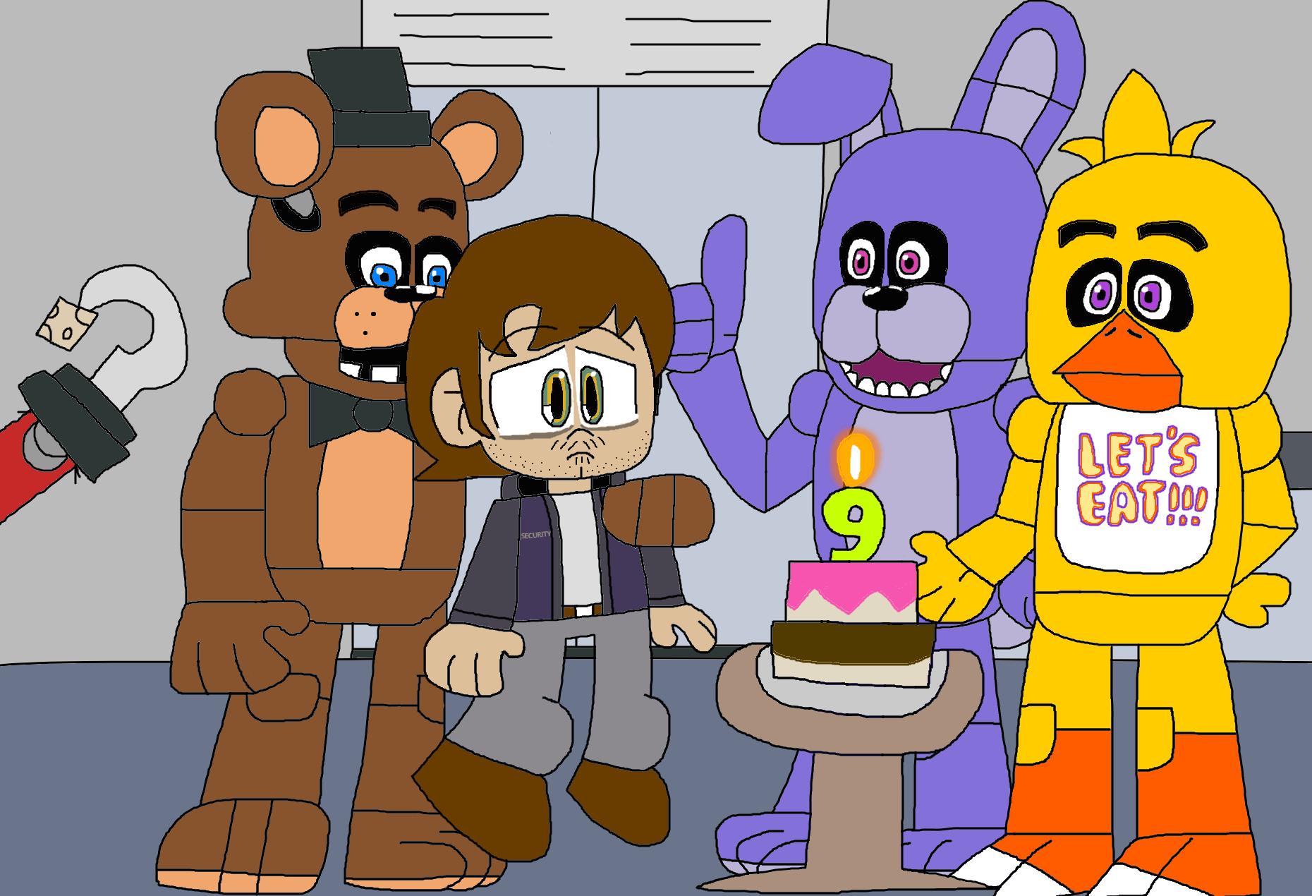 Five Night's at Freddy's 2 (2) (2014) by ReginaldMaster on DeviantArt