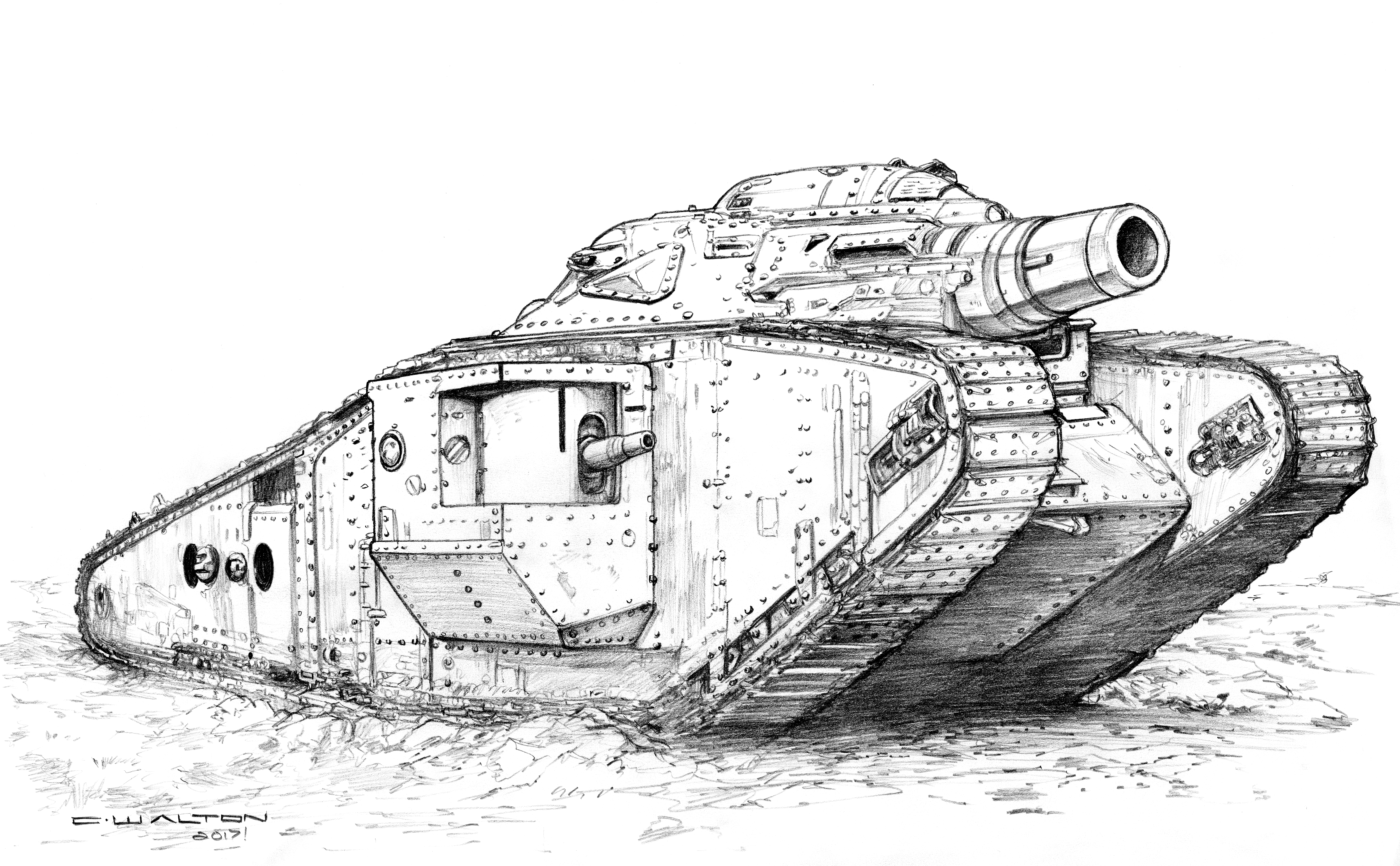 Wild Skies Europa Tempest  British Tank 1