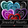 Cris Jeweled Hearts