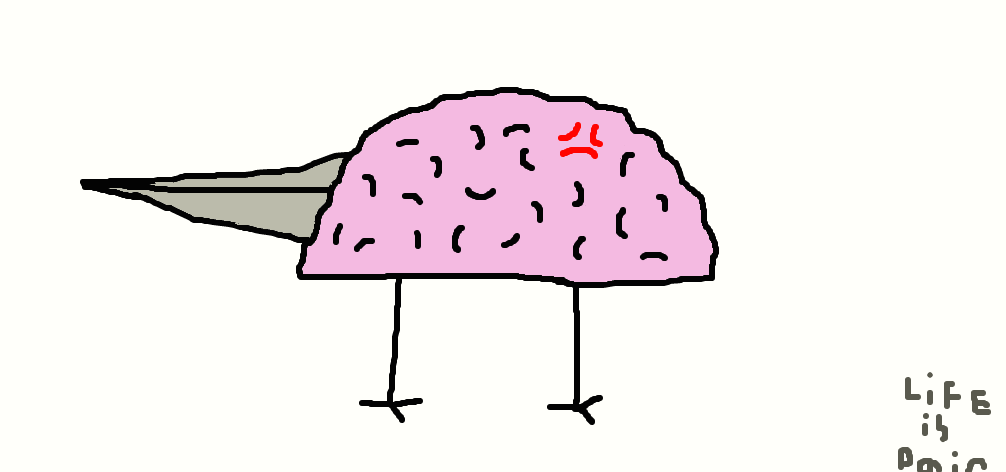 Bird brain by Napstablookers on DeviantArt