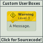 Warning Box