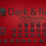 Dark  Red Dock Icons