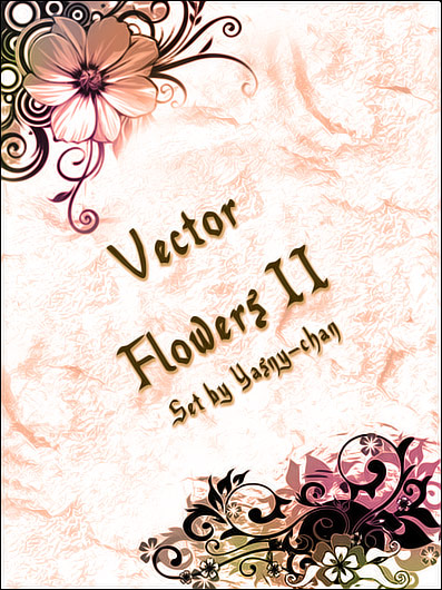 Vector Flower Brushes II
