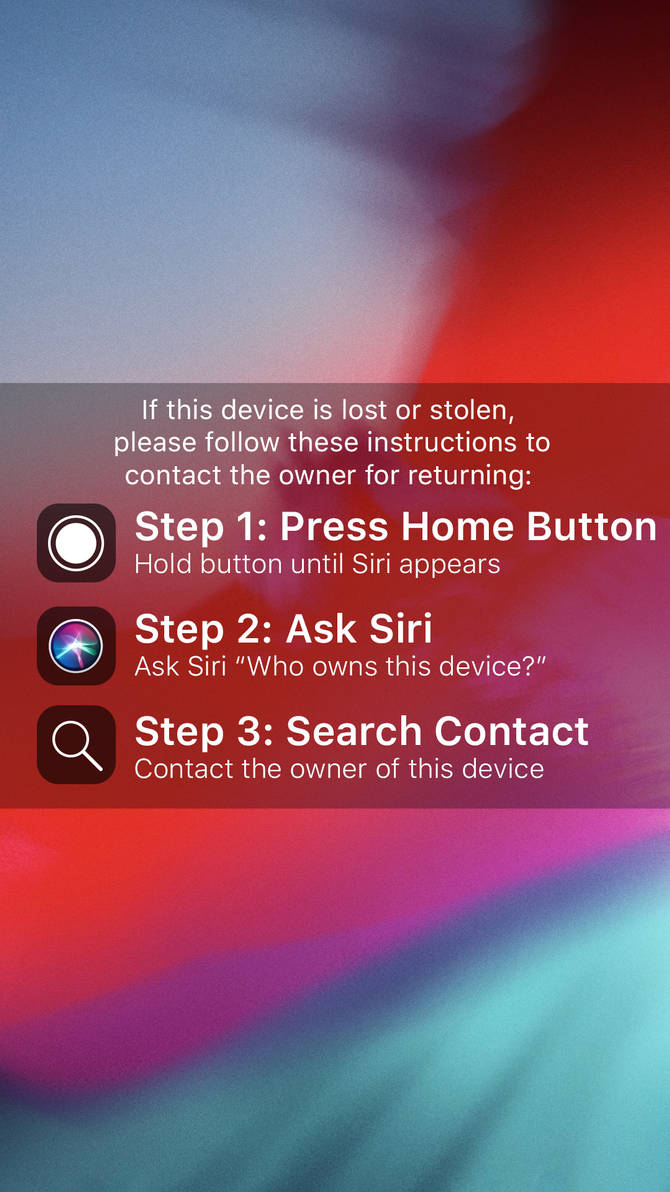iOS 12 Lock Screen Wallpaper Encouraging Return by YJCH0I on DeviantArt
