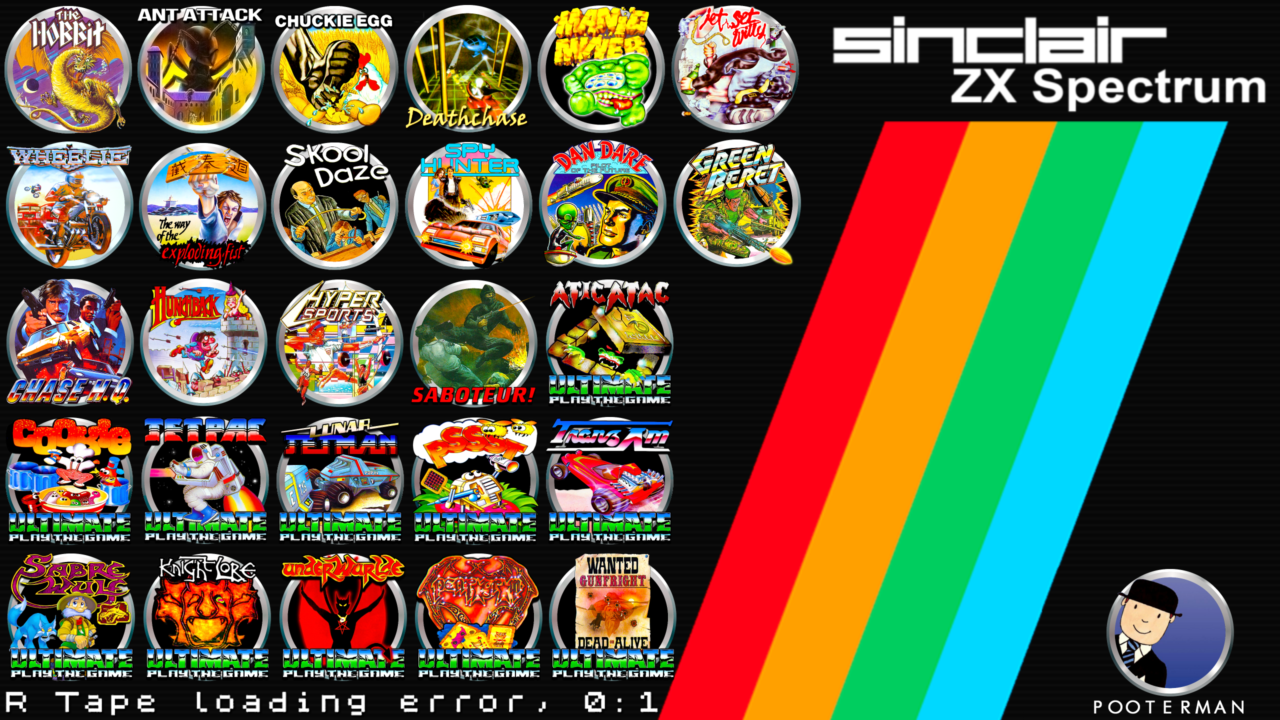 Sinclair ZX Spectrum Game Icon Set by POOTERMAN on DeviantArt